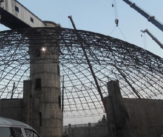 张家口网架分条或分块安装法