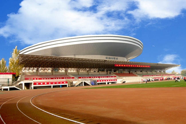 张家口体育场看台网架工程